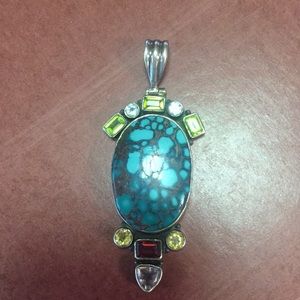 Sterling Silver and turquoise pendant